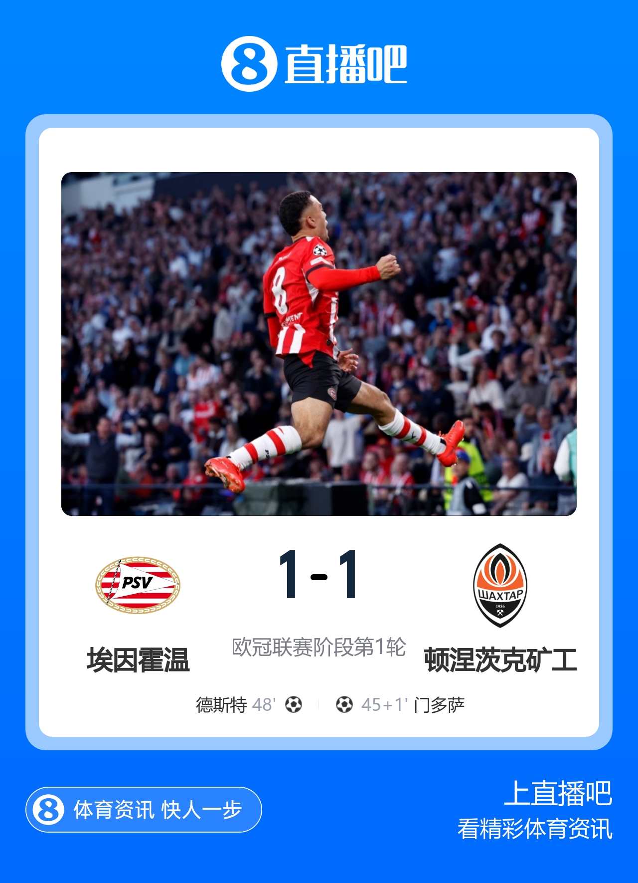 早报：欧冠首轮，无冷门