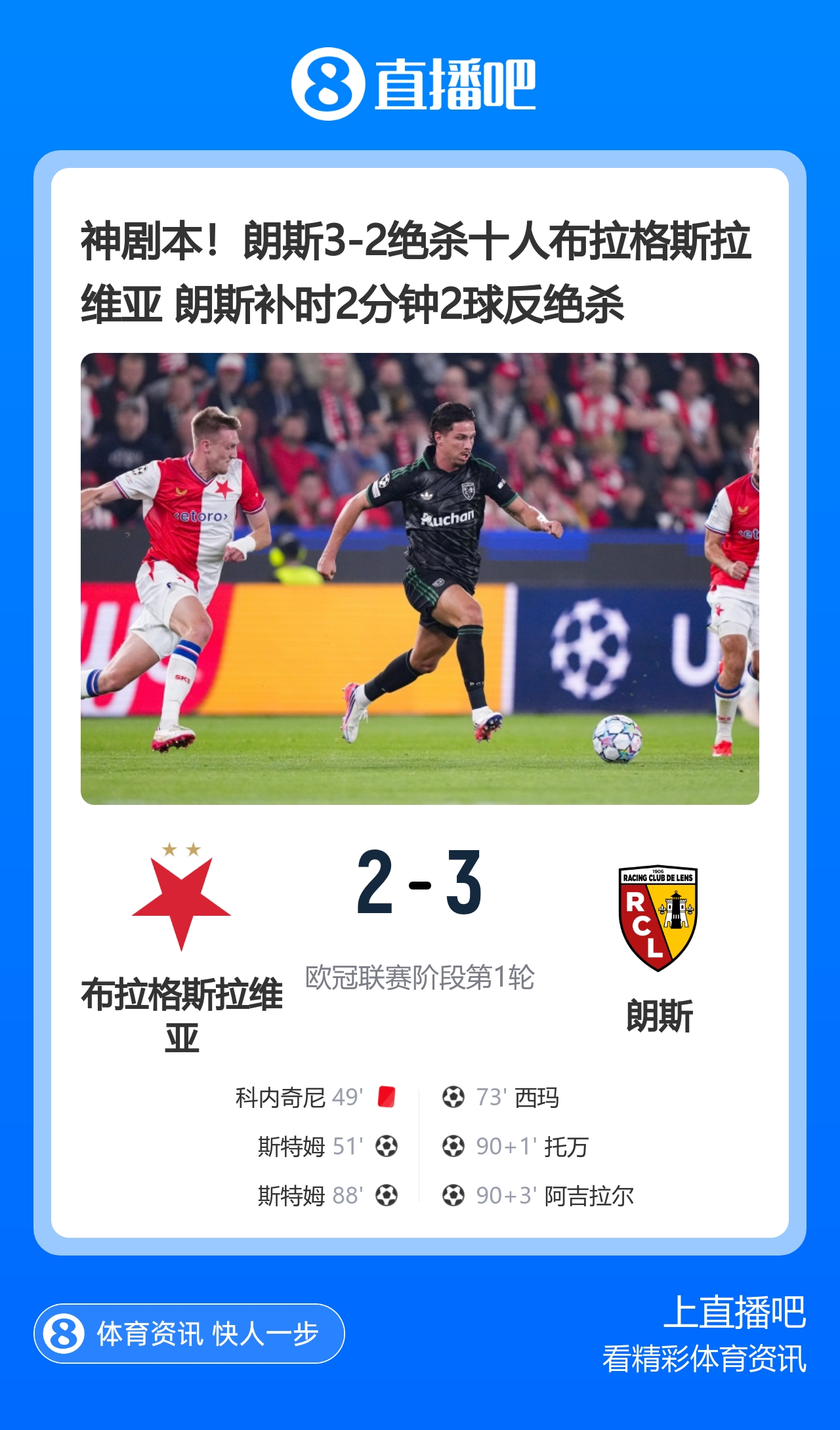 早报：欧冠首轮，无冷门