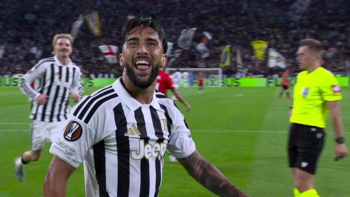 [进球视频] 尤文先下一城！门将格拉巴拉大脚送助攻，冈萨雷斯晃过门将推射空门